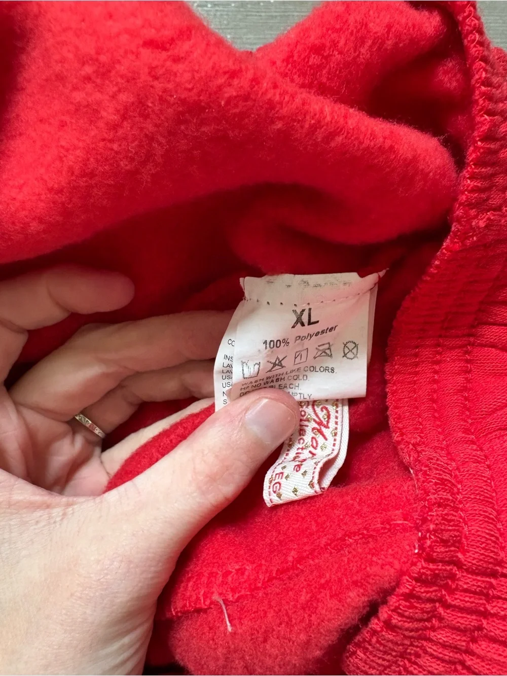 Kids Red Fleece Jogger Pants - Cozy Everyday Bottoms